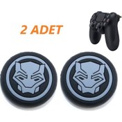 Resim Feza Ps4 Dualshock 4 2 Adet Panter Kabartma Desenli Analog Başlığı 