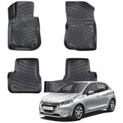 Resim Peugeot 208 3D Havuzlu Paspas 2013-2019 