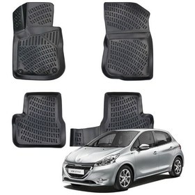 Resim Peugeot 208 3D Havuzlu Paspas 2013-2019 