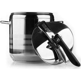 Resim Manheim Paslanmaz Çelik Düdüklü Tencere 7 L Gri 