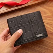 Resim Erkek İş Cüzdanı, Öğrenci Katlanabilir Büyük Kapasiteli Çok Kartlı Kısa Cüzdan, Basit Günlük Taşınabilir Cüzdan, İş Retro Minimalist Seyahat Cüzdanı, Erkeklere İdeal Hediye, Doğum Günü İçin Uygun, Erkek Arkadaşa, Babaya veya Çiftlere Verilecek Hediyeler 