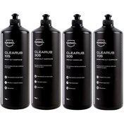 Resim Nasiol -SET 31-Clearub (105,305,505,705) Çizik Giderici Polisaj Pastası-Pasta Cila Seti (4kg) 