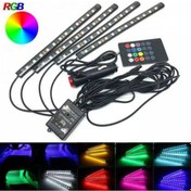 Resim Müziğe Duyarlı Ayak Altı Led Kumandalı Araç Içi Aydınlat (253383142) 