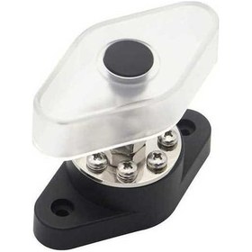 Resim Ulzyvf Vidalı Ve Ux Terminal Suofeng Şeffaf Pazly Otomotiv M10 Klemensli Kapaklı Kablolama İçin Gemi Dc Dağıtım Bloğu, 8 48v 180a İu 