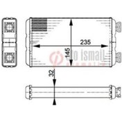 Resim ORIS KRN015032 Kalorifer Radyatörü Master II 98 235X148X32 Oto.-Mek. 