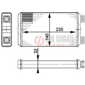 Resim ORIS KRN015032 Kalorifer Radyatörü Master II 98 235X148X32 Oto.-Mek. 
