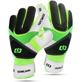 Resim Vkemall Kaleci Eldiveni Yeşil 9 Numara 19-20cm Lateks+pu Malzeme Erkeklere Uygun Yeşil 