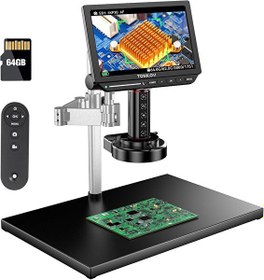 Resim Tomlov TM4K-AF Max, 4K - 10.1" HDMI Dijital Mikroskop 