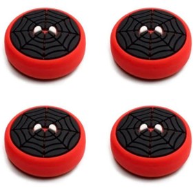 Resim Desenli Ps5\u002Fps4\u002Fps3 Analog Koruyucu Silikon Pad-spider Man 