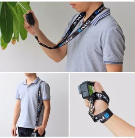 Resim Puluz Gopr.xiaomi Yi.sjcam Aksiyon Kameralar için Omuz Ask-siyah 
