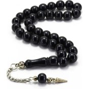 Resim AbbasShop Sade Oltu Tesbih Gürcistan Oltu Tesbih 8x8 mm Küçük Boy 