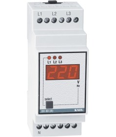 Resim Kael Dv 03 D Ac Voltmetre ve FrekansM Seçilebilir 3 Fazlı 