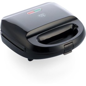 Resim ozbience Siyah 750W Tost Waffle Panini Makinesi, Pratik ve Şık Tasarım 
