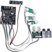 Resim Moveevo Tpa3116d2 Bluetooth Güçlendirici Kartı, 50w+50w Stereo, Mikrofon/aux/usb Girişli, 12-24v Dc, Zk-502t Modeli Diğer 