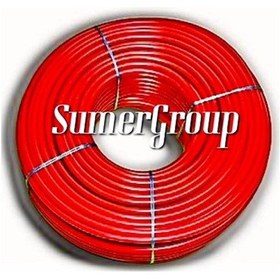 Resim Sumergroup 10X12Mm Polietilen Pe Pnömatik Hortum Kırmızı 50Mt 