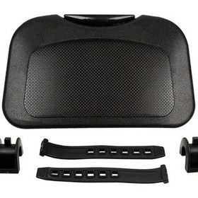 Resim Gaojunshop01 Siyah Araç İçi Katlanır Masa Tepsisi Bardak Askılı Organizer 