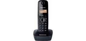 Resim Panasonıc KX-TG6811 Dect Siyah Telsiz Telefon Masa Telefonu Beyaz 