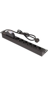 Resim Lande 19" Kabinet İçin 6’lı Anahtarlı PDU - Plastik Gövde 