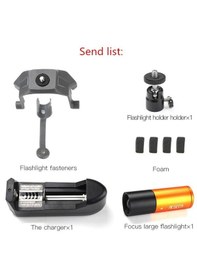 Resim DJI Mavic 2 Pro için Gece Uçuş Zoomlu Fener Üst Lamba 360 Derece Dönüş 
