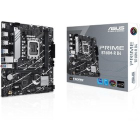 Resim ASUS Prime B760M-R D4 Intel LGA 1700 mATX Anakart 