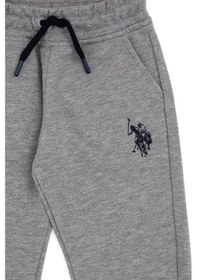Resim U.s. Polo Assn. Erkek Çocuk Gri Melanj Eşofman Altı 50313816-vr086 Grı Melanj 