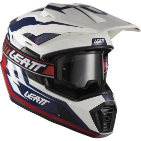 Resim Leatt Adv 7.5 Beyaz Mavi Motosiklet Kaskı 