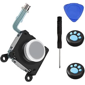 Resim Sony PSV 2000 PS Vita 2000 2001 için Joystick Düğmesi 3D Rocker Analog Parmak Çubuğu Yedek Beyaz 