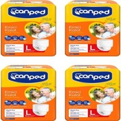 Resim Canped Emici Külot Hasta Bezi Büyük Boy L 8'Li x 4 32 Adet 