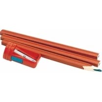 Resim Ozcmax Marangoz Kalemi 12 Li - Kırmızı 