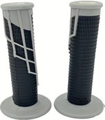 Resim Hightower Modifiye Motosikletler İçin Çift Renkli Gri Kaymaz Dayanıklı Gidon Tutacakları 