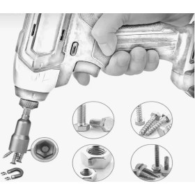 Resim Cmc Tools Manyetik Somun Sıkma Adaptörü Çatı Vidası Sıkma 12 mm (5 Adet) 
