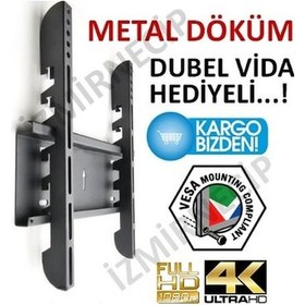 Resim Beko Uyumlu 22"-32"Inç Led Lcd Plazma Tv Aski Aparati Sabit 
