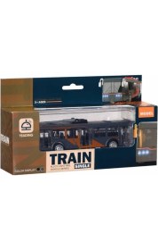 Resim Çek Bırak Metal Otobüs Işıklı Müzikli - YD636 