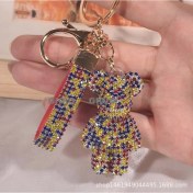 Resim Silver1 Yeni Kordon Aşk Anahtarlık Karikatür Bebek Doğum Günü Hediyesi Kadın Çanta Çekicilik Iyi Şanslar Anahtar (Yurt Dışından) 