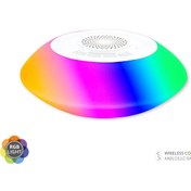 Resim Piranha 7844 Rgb Led Işıklı Yüzen Tws Bluetooth Hoparlör / Tf Kart Girişi / Bt 5.3 / Şarjlı / Kablosuz 