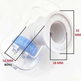 Resim Parmis Conti Uyumlu CSS-335 Waterfall Su Sebili Musluğu Soğuk Mavi Ithal Kısa Ölçülere Dikkat Ediniz 