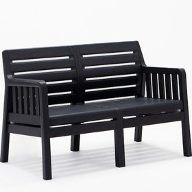 Resim Lara 2'li Koltuk Mindersiz Balkon&teras Bahçe Koltuk / Antrasit 