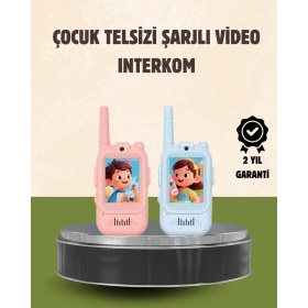 Resim Görüntülü Walkie Talkie Çocuklar Için Video Interkomlu Oyuncak 
