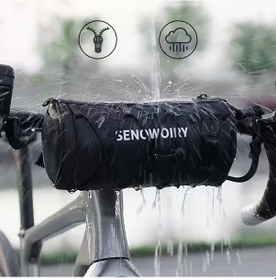 Resim Boatshop1 Yüksek Kaliteli Siyah Motorcycle Frame Bag Ayarlanabilir Kayış Dayanıklı Bisiklet Çantası 1 Pcs 20l Black 