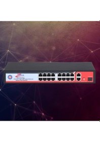 Resim Ztech Zr-p1602fn 16+2+1 Poe Switch 260w +2 10/100/1000 Sfp Koli Adet 8 