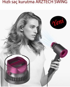 Resim ARZTECH Swing Aparatlı BlowPro Saç Kurutma Makinesi 