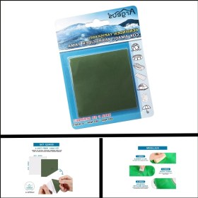 Resim Argeus Uyguna-Yakala Mont, Şemsiye, Şişme Yatak Haki Kendinden Yapışkanlı Tamir YAMASI-DIR.119 