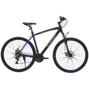 Resim Camp Trekking 700x50c 28 Shimano St-ef41 Mekanik Disk Fren Şehir Bisikleti Siyah - Mavi 