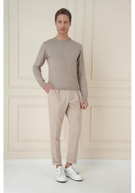 Resim Efor P 1167 Slim Fit Bej Spor Pantolon Bej 