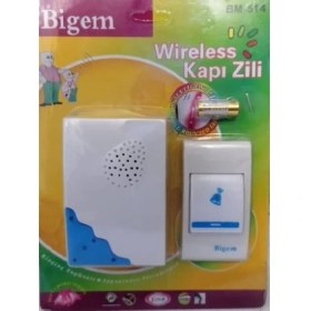 Resim Bigem Wireless Kablosuz Kapı Zili 