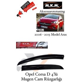 Resim Opel Corsa D 2006-2015 Model 4'Lü Mugen Cam Rüzgarlığı 