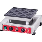 Resim Işıkgaz Silverinox Elektrikli Tekli Yuvarlak Bubble Waffle Makinesi 