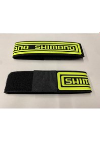 Resim Shimano Reflektörlü Bisiklet Paça Bandı Tutuncu - Fosforlu Sarı 001 
