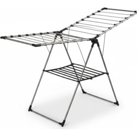 Resim Özbience Alüminyum Paslanmaz Kurutmalık 155 Cm, Dayanıklı ve Pratik Tasarım 