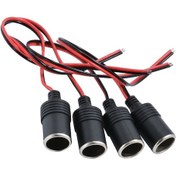 Resim Buhara Elektronik 4 Adet Araç Çakmaklık Uzatıcı Dişi Fiş Kablolu 
